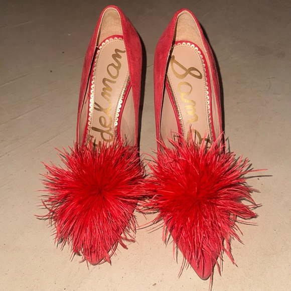 Sam Edelman Red Heels 7.5 - Picture 2 of 7
